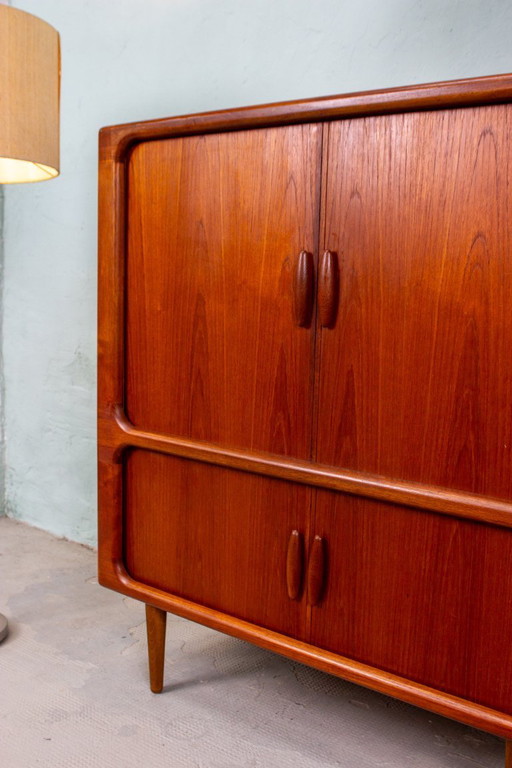 Vintage Plattenschrank Kommode Sideboard Dyrlund Mid Century Teak