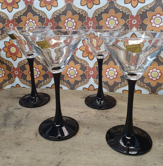 Image 1 of 1841 Luminarc Vintage Martine Glasses Verres à Champagne