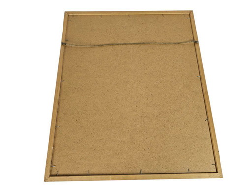 B. (Benjamin) Lang - Untitled - Abstract - Acrylic - coconut fiber - 70's