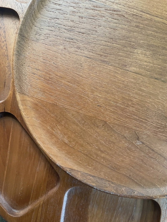 Image 1 of Bandeja para servir Lazy Susan de teca XL de DIGSMED Denmark