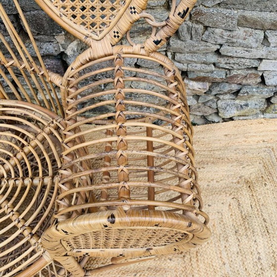 Image 1 of Sillón Emmanuel en ratán natural y mimbre