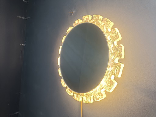 Vintage Backlit Acrylic Mirror by Hillebrand, 1970s - Germany