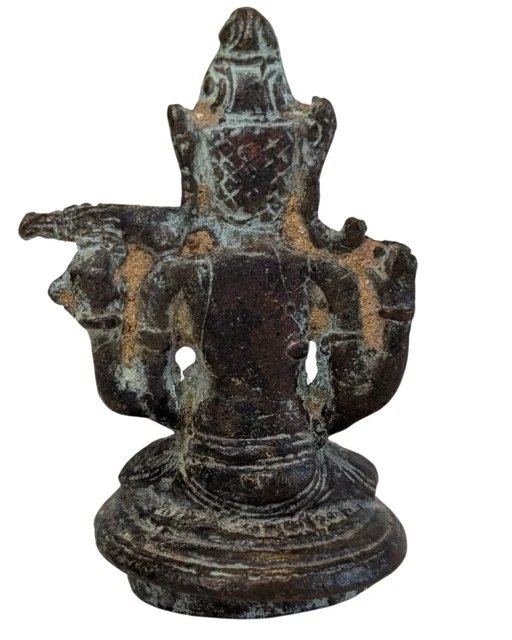 Antigua estatuilla de bronce de Vishnu – Esculturas, Bronze (photo 4 of 7)