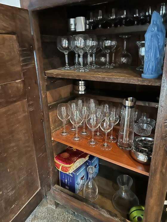 Image 1 of Mobiletto antico in legno d'epoca