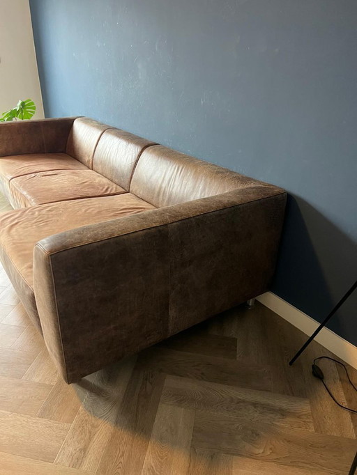 3-Sitzer-Sofa aus Leder – Crack von Machalke