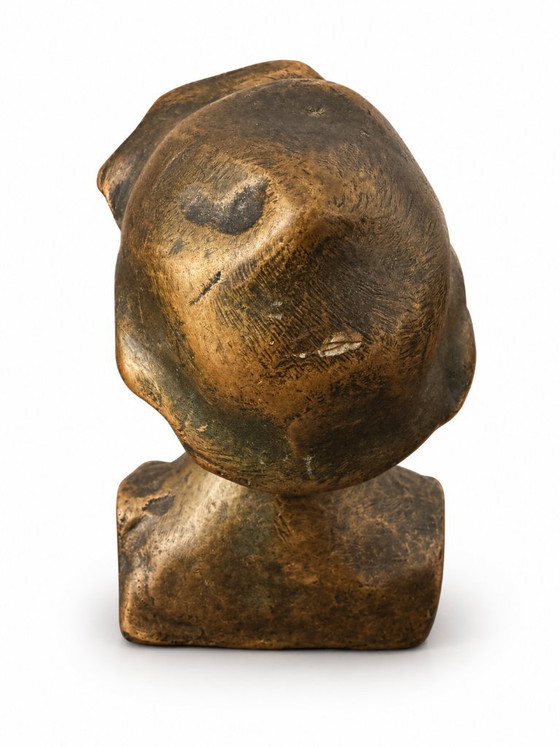 Kleine Büste aus brünierter Bronze, erste Hälfte des 20. Jahrhunderts – Dekorative Objekte (photo 3 of 5)