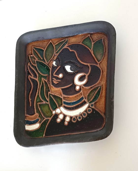 Image 1 of Décoration murale en céramique Udayvilla des années 1950