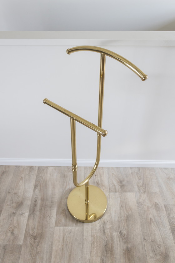 Image 1 of Vide-poche en laiton Mid Century - années 1960/70 - socle en marbre