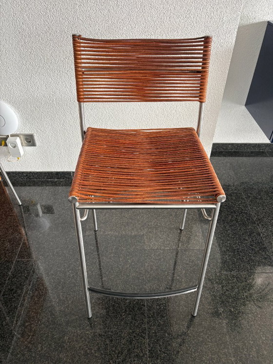 Image 1 of 4x Miss B Barstoelen Van Tito Agnoli - Pierantonio Bonacina