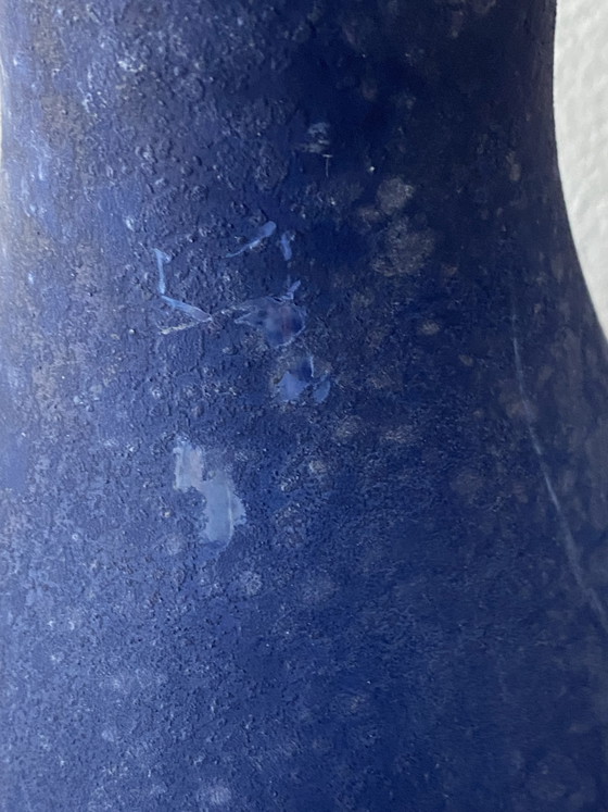 Gigantische fles van blauw gemarmerd glas, handgemaakt in Spanje. – Decoratieve objecten (photo 12 of 15)