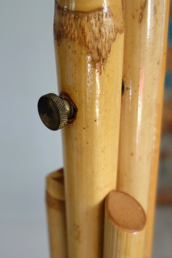 Staande spiegel van riet en bamboe, jaren 70/80 – Rattan, Wicker (photo 8 of 17)
