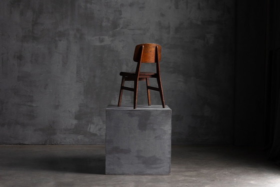 Image 1 of Zeldzame stoel "Tout Bois" Toegeschreven aan Jean Prouvé, Frankrijk, 1941