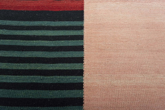 Image 1 of Hand-woven designer kilim Fars - 320 X 221 Cm - New - Modern stripe design