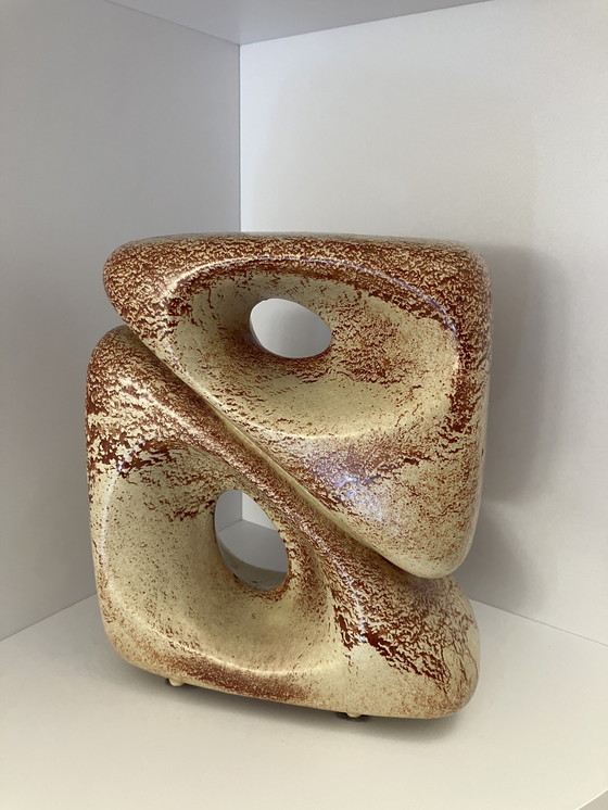 Image 1 of Bertoncello Rigon iconic italian mid century ceramic vase with holes