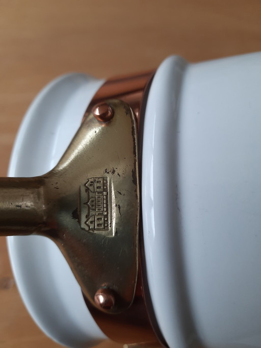 Au bain marie set in koper