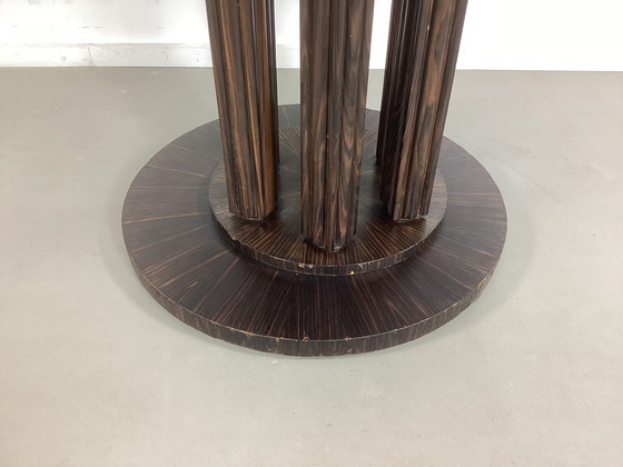 Image 1 of Rare Amsterdam School Art Deco rosewood table