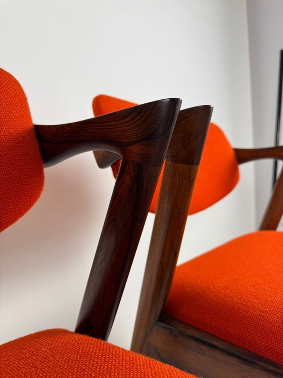 Image 1 of Conjunto de 2 sillas, modelo 42, Kai Kristiansen, Mid Century Design