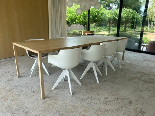 Chaises MDF Italia flow slim ARMCH 8 avec coussins (marque MDF)