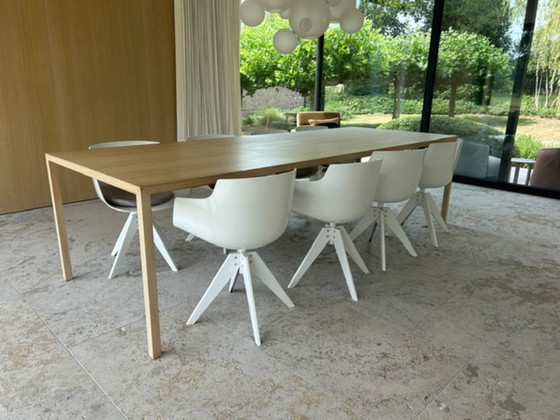 Image 1 of Chaises MDF Italia flow slim ARMCH 8 avec coussins (marque MDF)