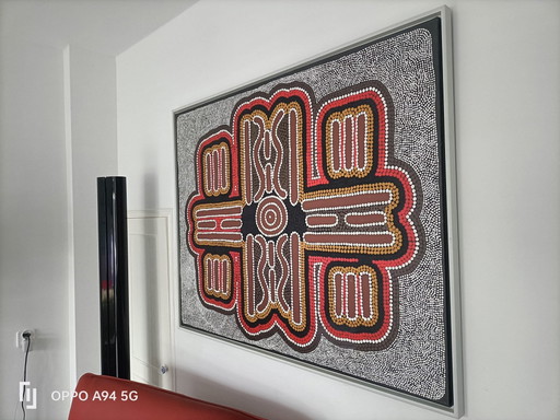 Aboriginal Painting – schilderijen tekeningen, Wood, Canvas (photo 2 of 9)