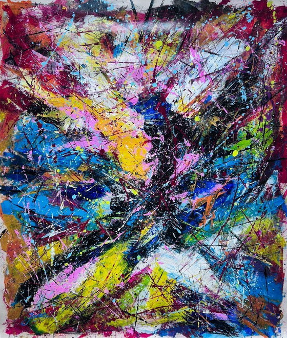 Image 1 of Acrilico su tela Jovan Srijemac Coralli spezzati