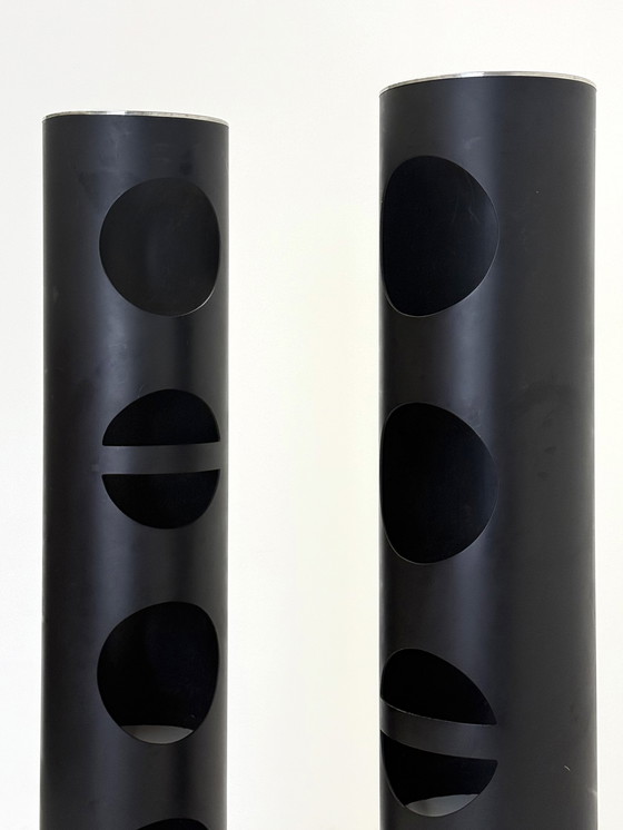 Image 1 of XL Space Age Bookcases By Arch Saccardo in Black