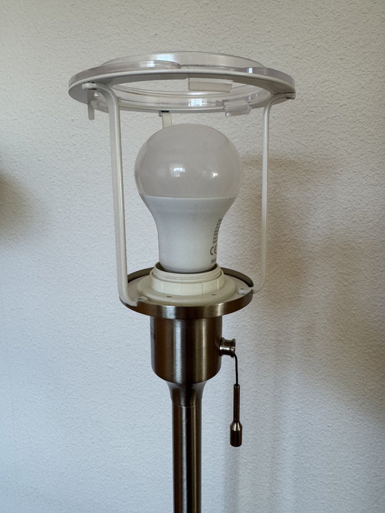 Image 1 of IKEA TALLBYN Design-Stehleuchte (2) | gebürstetes Chrom | Kabeldimmer (zusätzlich) | ca. 2000–2010