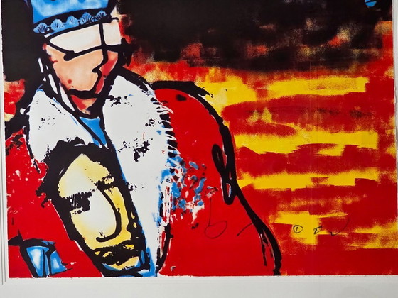 Image 1 of Herman Brood - Couronnement du roi, édition limitée signée à la main, 41/50
