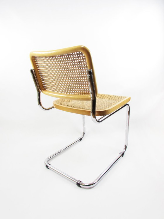 Image 1 of Sedia con struttura tubolare in stile Cesca, Made in Italy