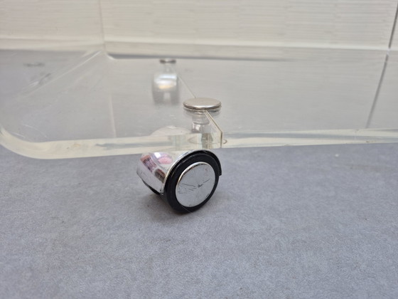 Image 1 of Carrello in plexiglas. Mobile audio/tavolino da caffè vintage in acrilico.