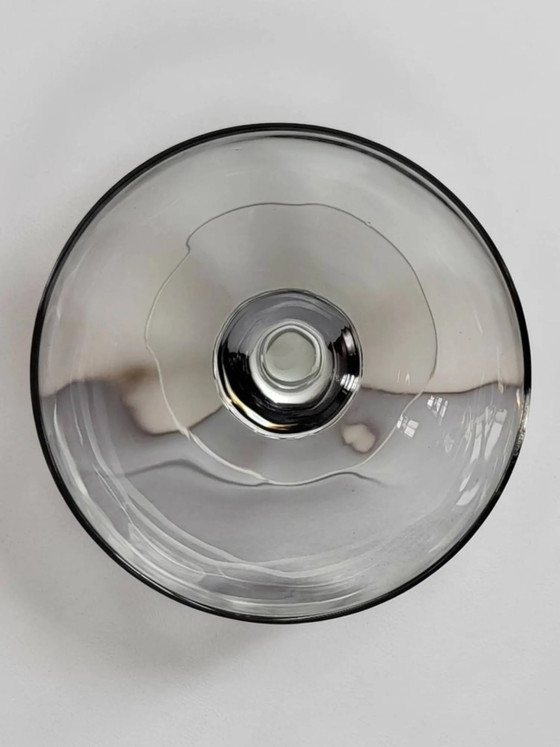 6 champagne coupes – Glass & Decanter, Crystal, Glass, Art Deco (photo 5 of 7)