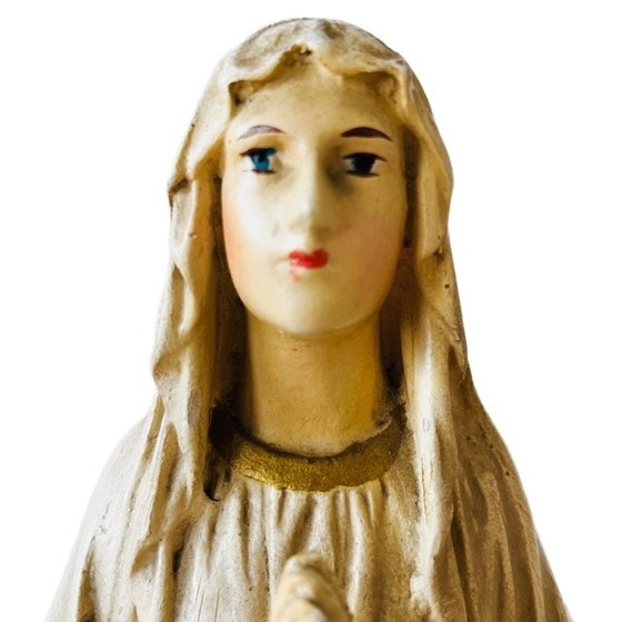 Image 1 of Vintage statue of the Virgin Mary 42 cm