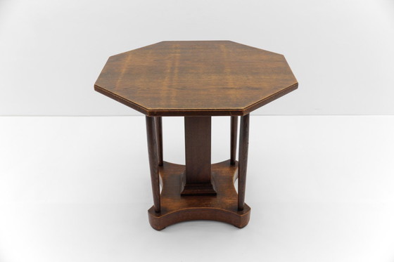 Image 1 of Art Deco Wooden Table, Germany, 1940s
