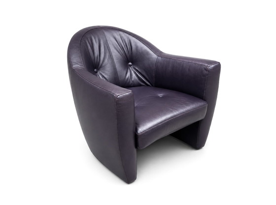 Leolux Carabas Fauteuil Cuir Aubergine – Leather (photo 6 of 7)