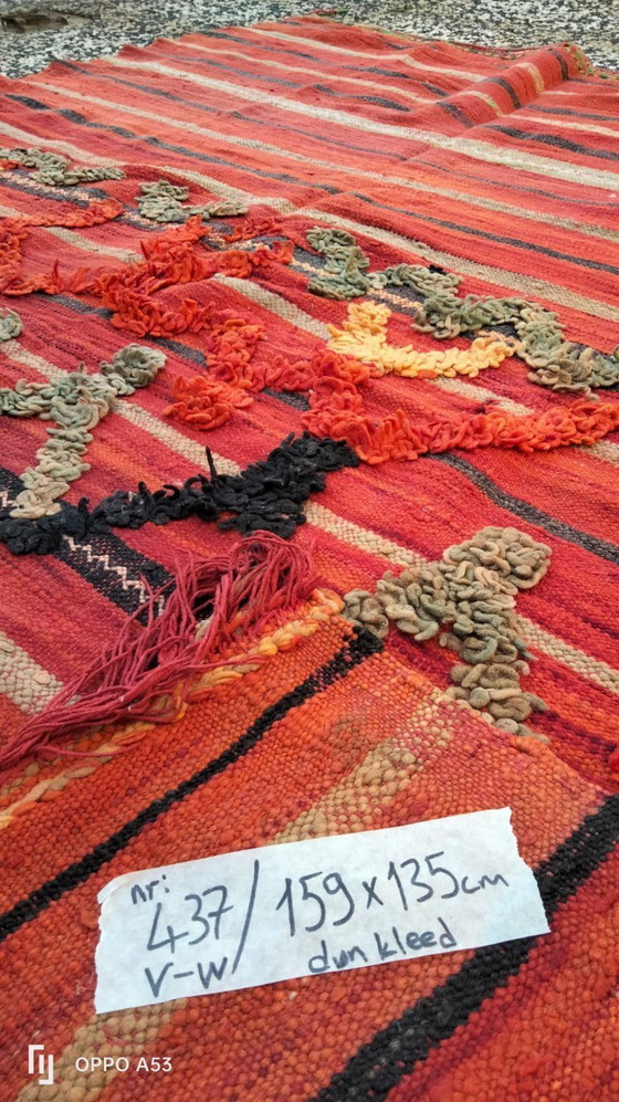 Image 1 of Handgeknoopt Berber kleed wol 159x135cm