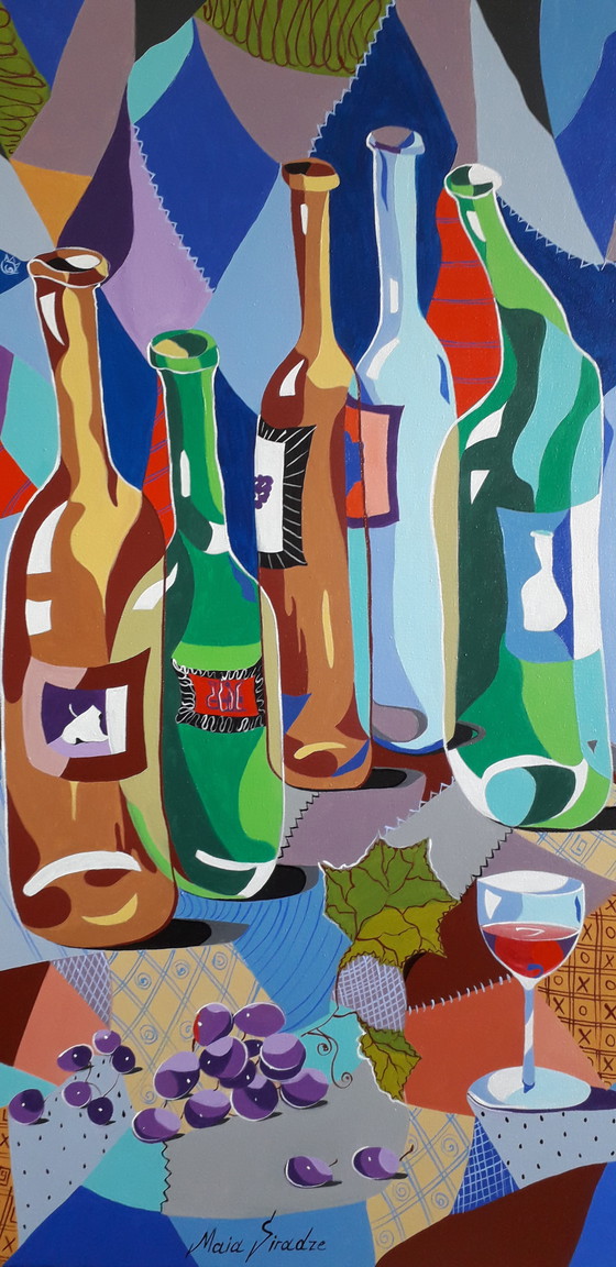 Image 1 of Colorful Bottles