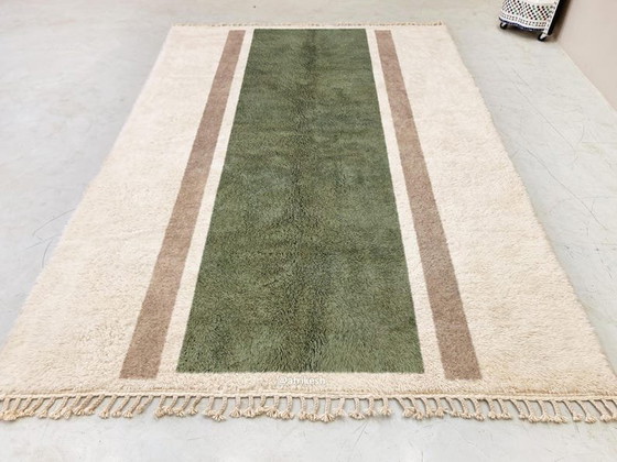 Grand tapis berbère fait main sur mesure authentique traditionnelle 3/4 m – Aime Té, Wool (photo 3 of 5)