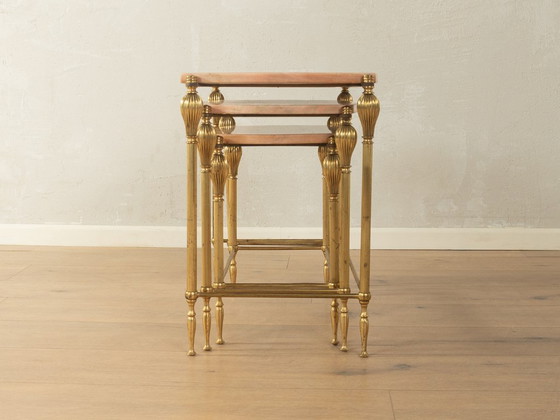 Image 1 of Tables gigognes de style Hollywood Regency des années 1970