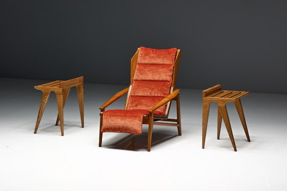 Image 1 of Modello 811 Lounge Chair von Gio Ponti für Cassina, Italien, 1950er Jahre