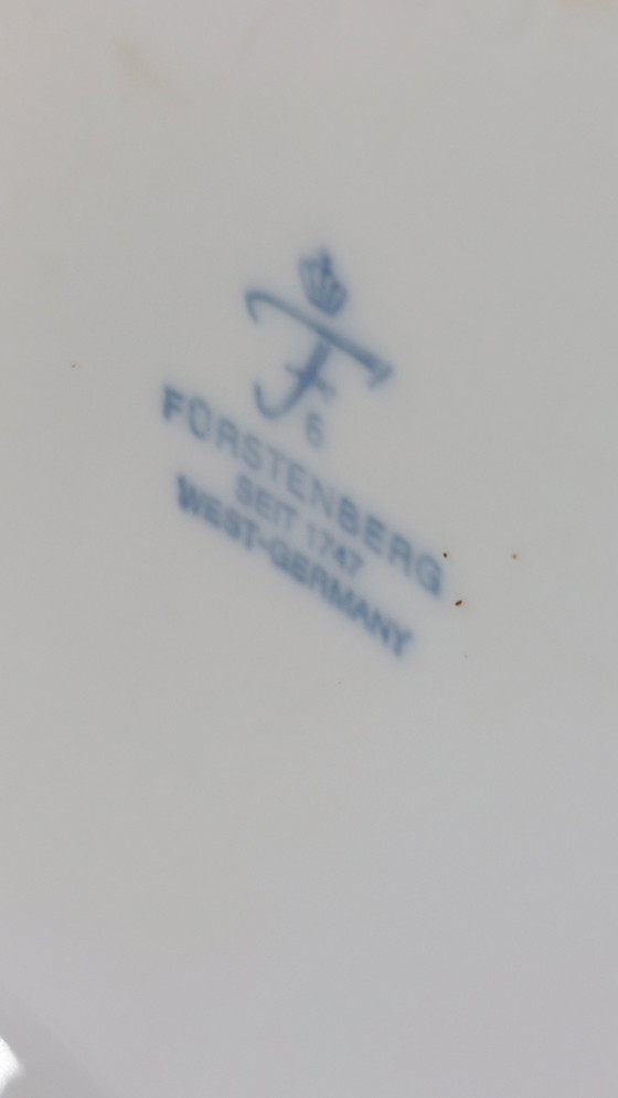 Image 1 of Vintage Fürstenberg Klaus Henning organische Space Age porseleinen vaas, jaren 70