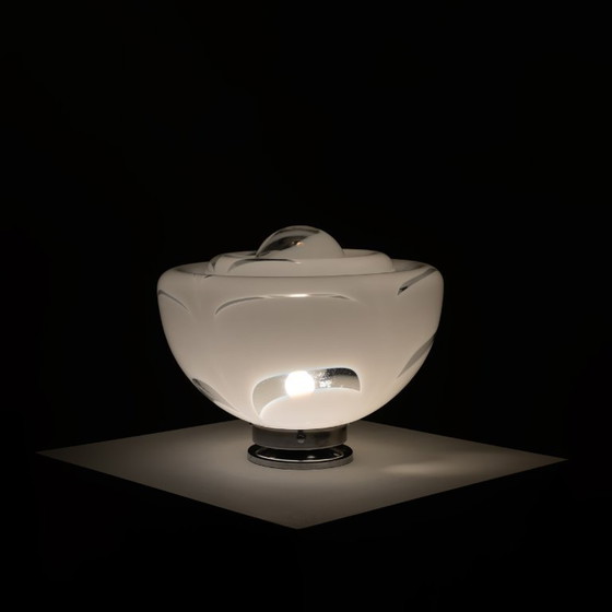 Image 1 of 1x Large Sculptural Italian Murano Glass Table Lamp