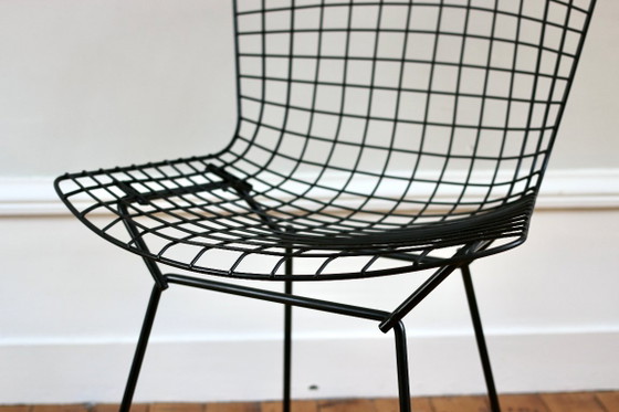 Pair of vintage Wire Bertoia chairs – Knoll, Dining chairs, Metal (photo 7 of 8)