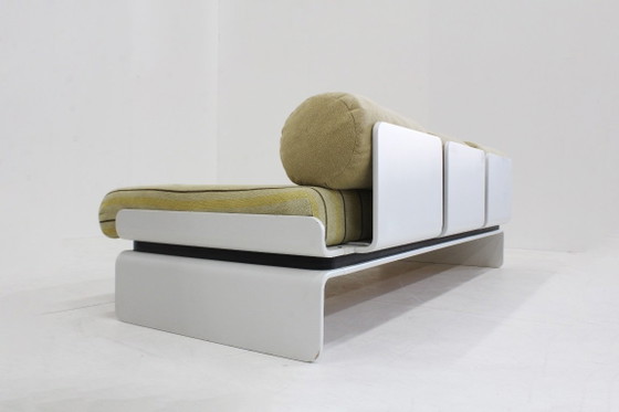 Divano Letto da giorno Vintage Cor Orbis di Luigi Colani anni '70, Letti da giorno, Metallo, Tessile, Bianco (foto 7 di 11)