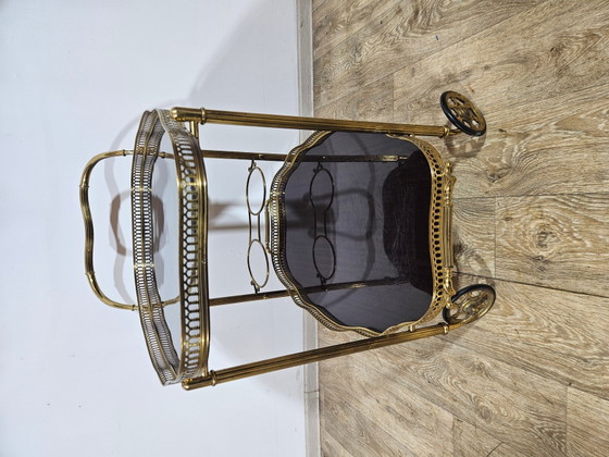 Carrello bar francese vintage di Maison Jansen, anni '60 – Carrelli bar, Brass, Hollywood Regency (photo 8 of 21)