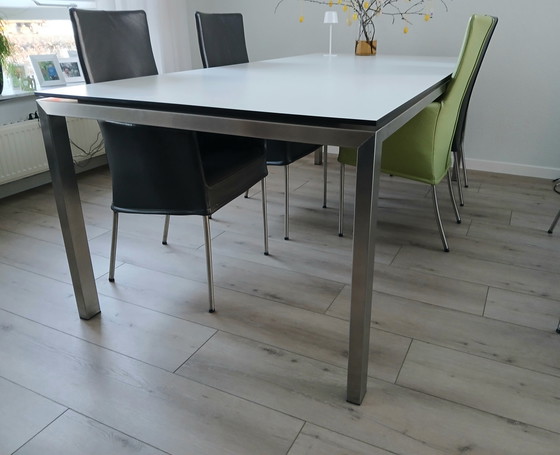 Image 1 of Bonydesign dining table with 6 chairs