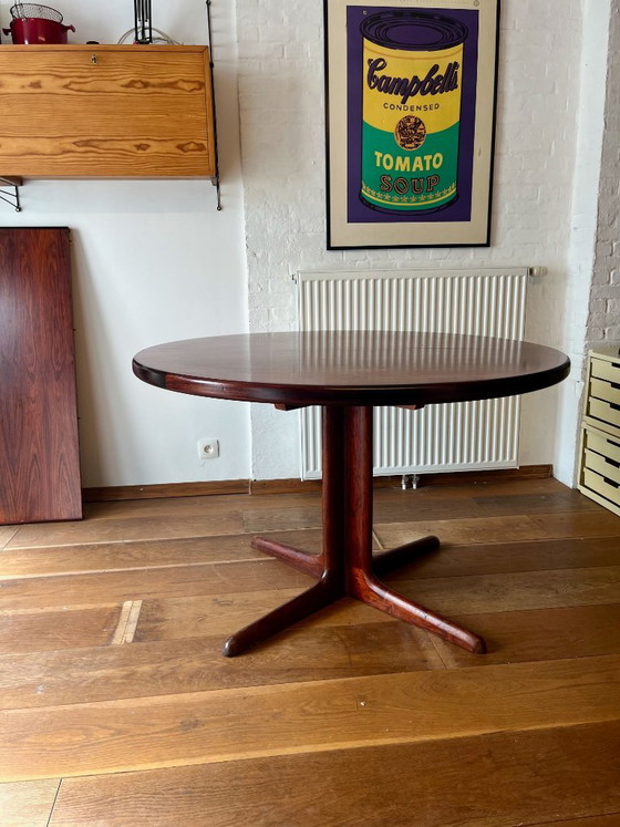 Gudme Møbelfabrik Model 36 – Tavolo da pranzo rotondo in palissandro – Danimarca, Anni '70 – Tavoli da pranzo (photo 8 of 14)