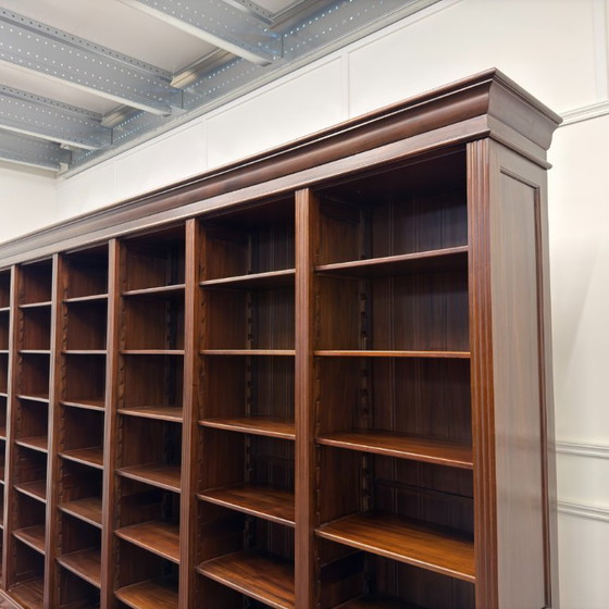 Grande Bibliothèque Anglaise Classique Ouverte – Bois (photo 9 of 14)