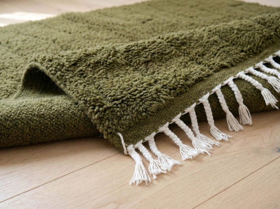 Image 1 of Custom Green Moroccan Carpet 200cmx300cm 