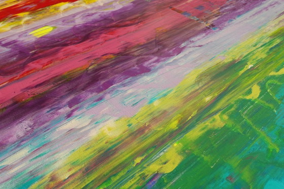 Abstract A1402 - Groot Origineel Schilderij – Schilderijen & Tekeningen, Canvas (photo 12 of 19)
