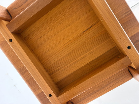 Image 1 of Dyrlund salontafel – Deense design salontafel – Massief teak – Vintage stijl uit het midden van de vorige eeuw